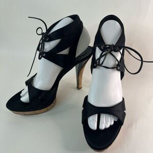 Casadei Satin Ankle Heels